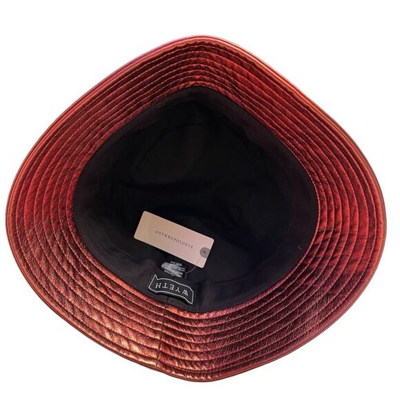 Anthropologie new women’s PU leather hat one size